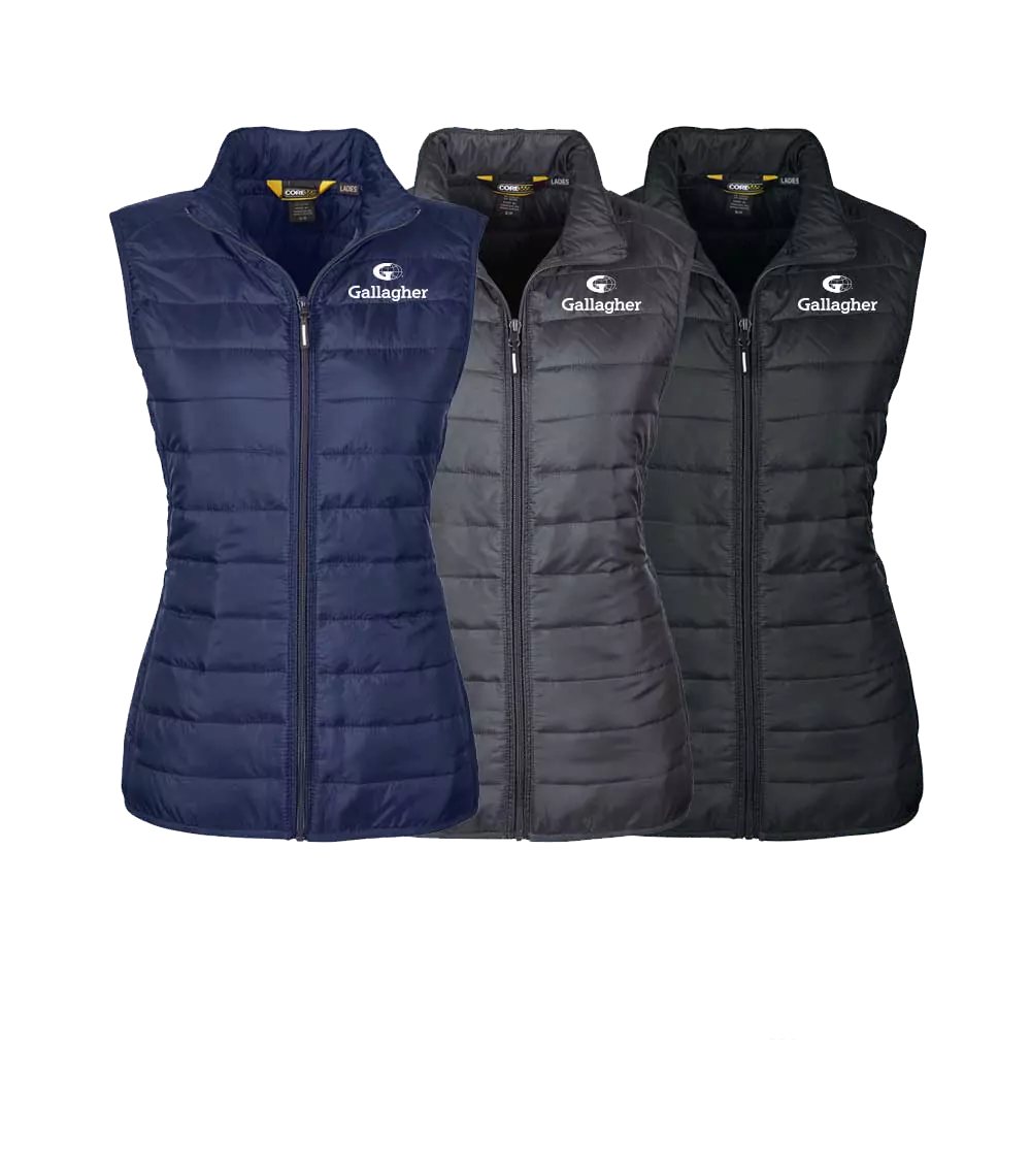 Core 365 Ladies’ Prevail Packable Puffer Vest