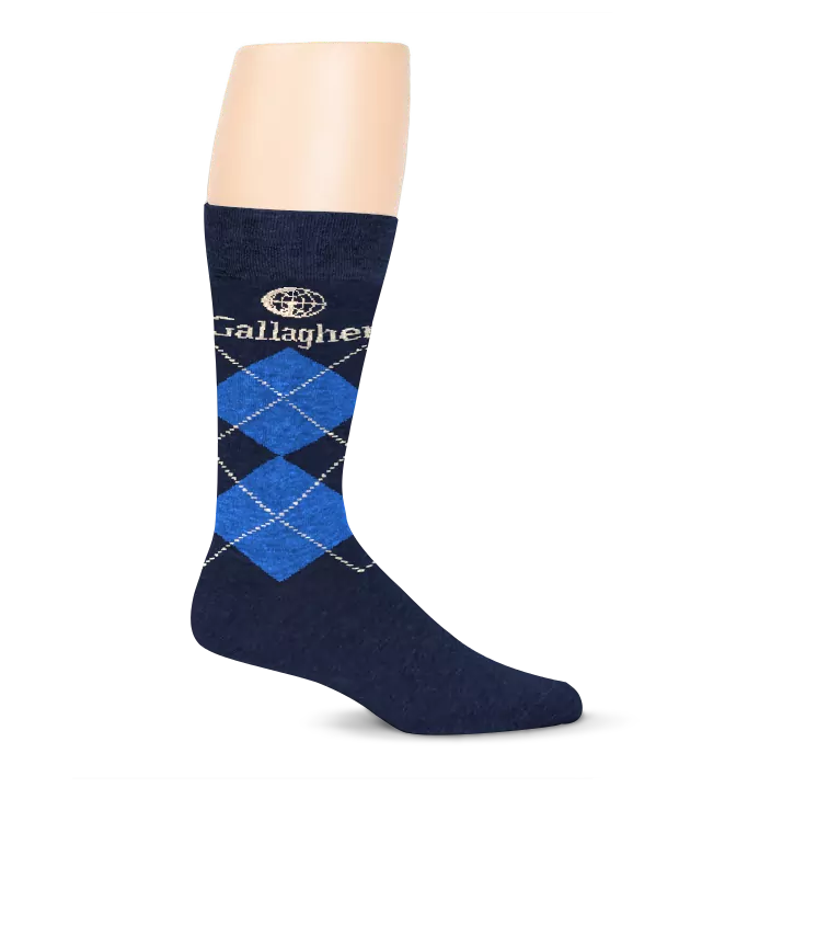 Custom Argyle Dress Socks